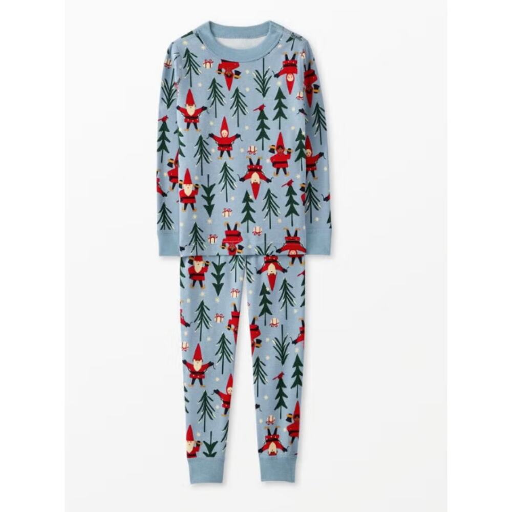 Hanna Andersson Kids Holiday HannaJams Pajama Set 120cm 6-7Y Holiday Harvest
